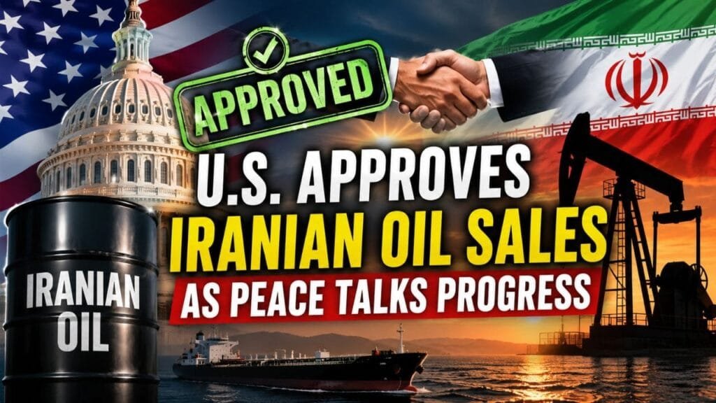 U.S. Approves Iranian Oil Sales as Final Peace Deal Negotiations Advance