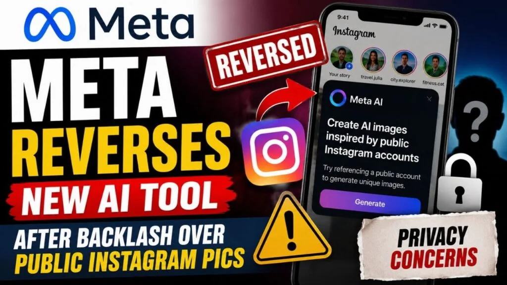 Meta Reverses AI Tool That Used Public Instagram Photos After Privacy Backlash
